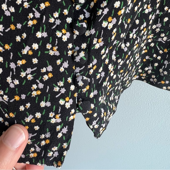 Madewell Black Floral Tank - Picture 3 of 4